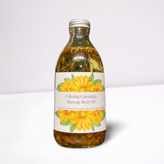 Calendula Massage Body Oil infused with Calendula Petals - 250ml