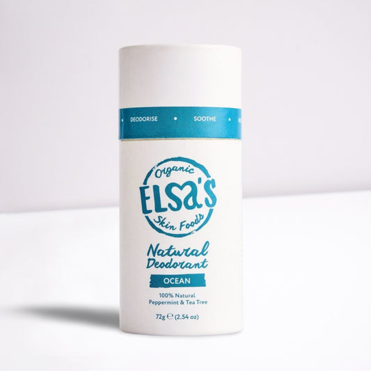 Elsa’s Organics Natural Deodorant 72g Stick - Ocean