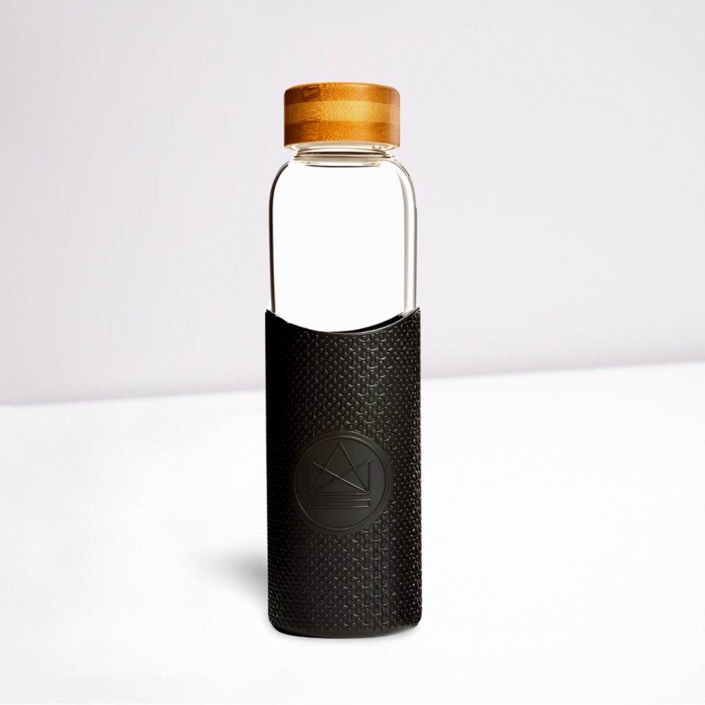 Glass Water Bottle Rock Star - 550ml