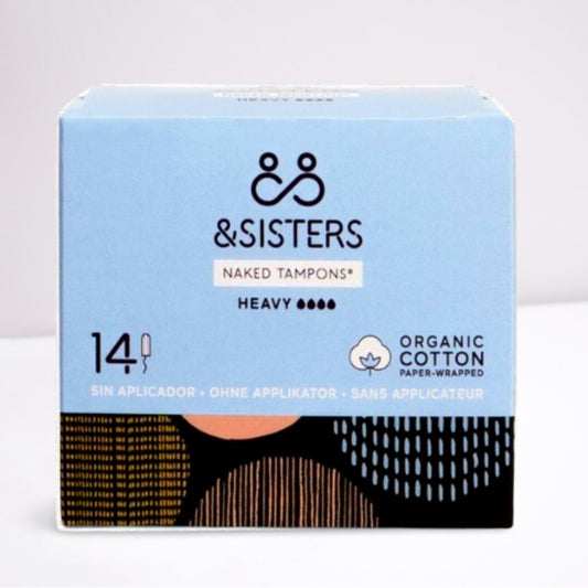 &Sisters Organic Cotton Tampons - No applicator