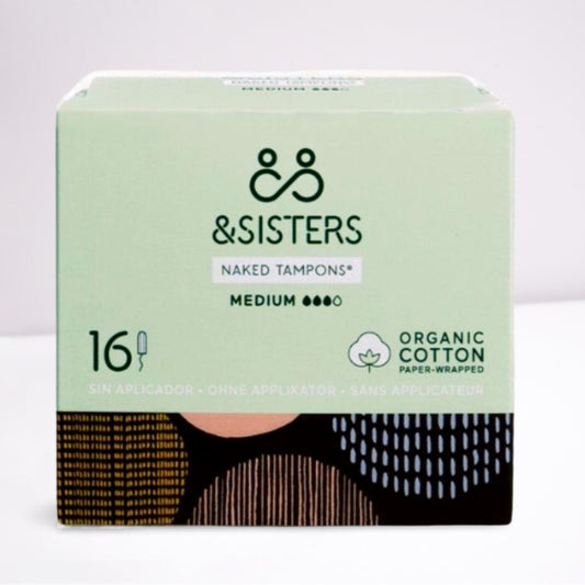 &Sisters Organic Cotton Tampons - No applicator