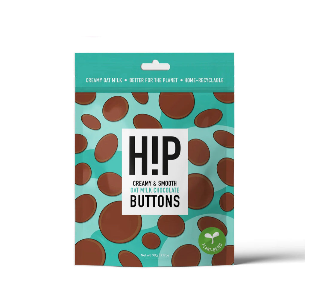H!P Oat Milk Chocolate Buttons 90g