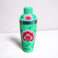 Hand Painted Enamel Cocktail Shaker - Mint Green