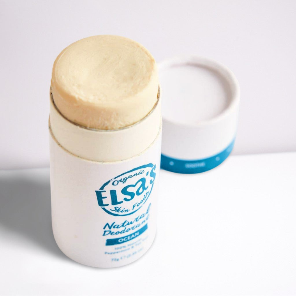 Elsa’s Organics Natural Deodorant 72g Stick - Ocean