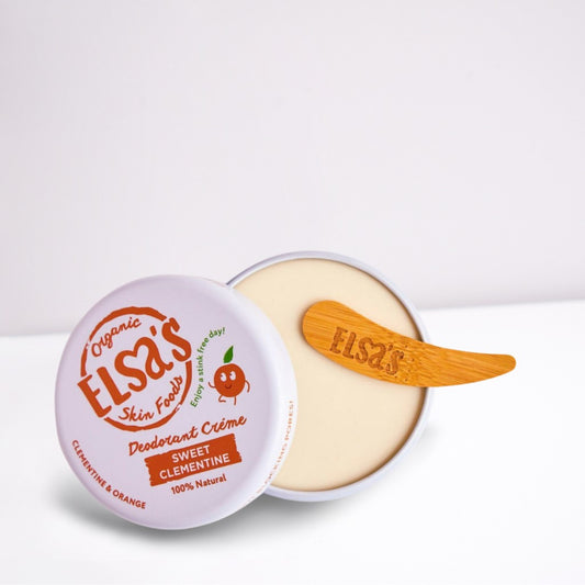 Elsa’s Organics Natural Deodorant 50g Tin - Sweet Clementine