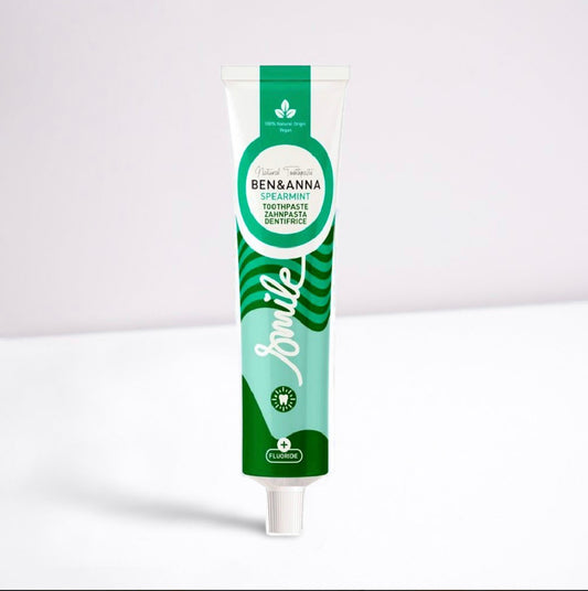 Spearmint Fluoride Toothpaste in Aluminium Tube