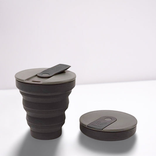 Collapsible Silicone Coffee Cup 12oz/355ml - Multiple Colours