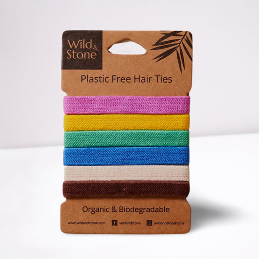 Organic Hair Ties - Rainbow