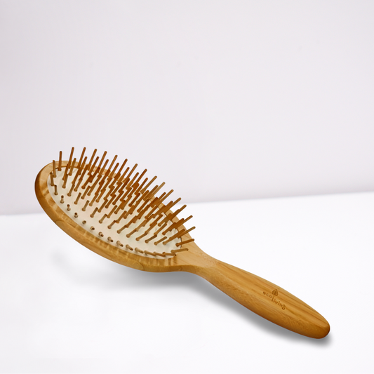 Bamboo Hair Brush With Wooden Pins