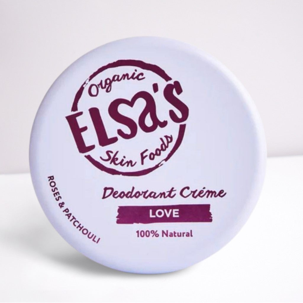 Elsa’s Organics Natural Deodorant 50g Tin - Love