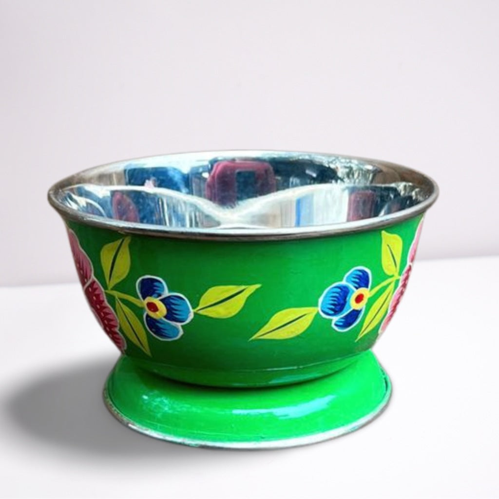 Hand Painted Enamel Bowls - Small