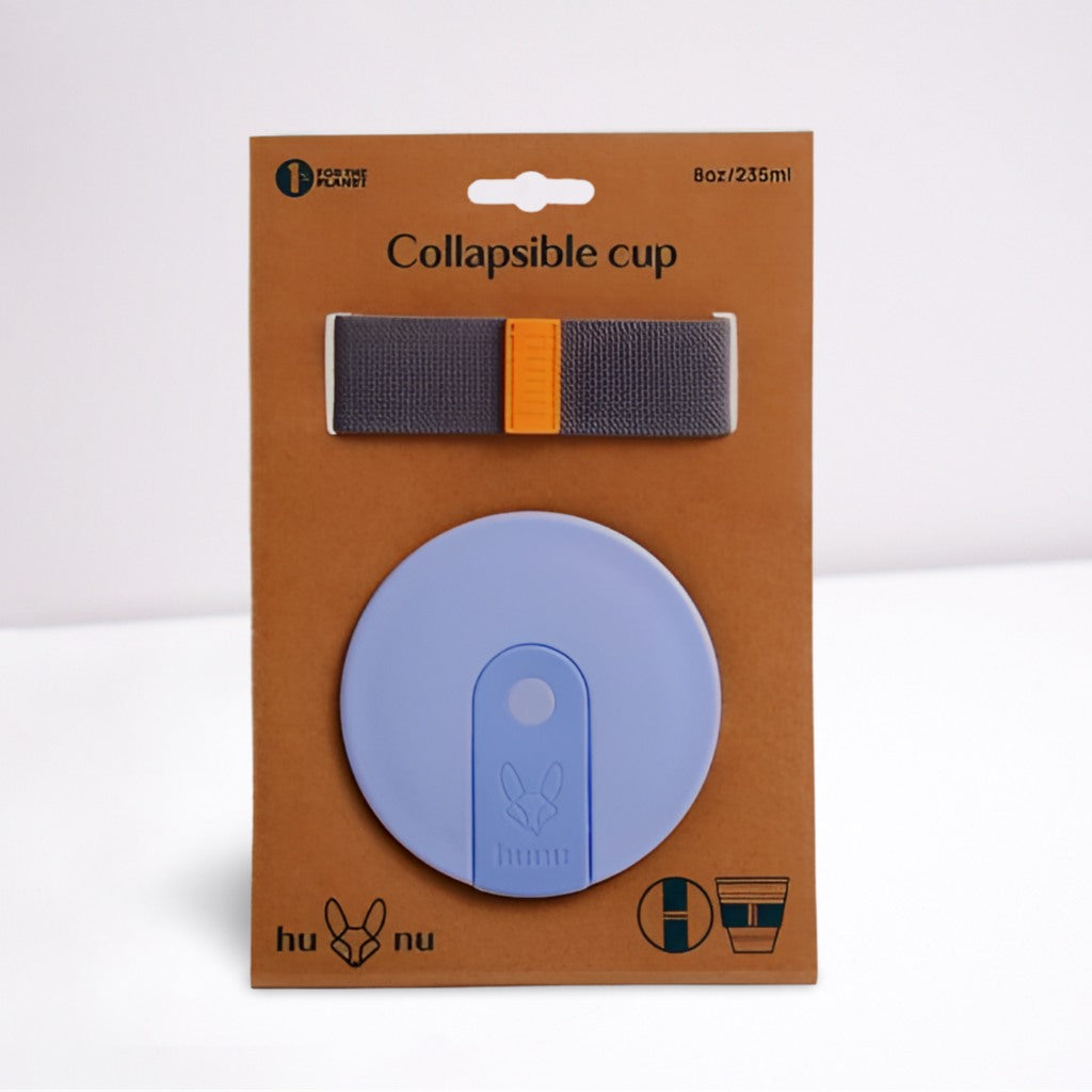 Collapsible Silicone Coffee Cup 8oz/225ml - Multiple Colours