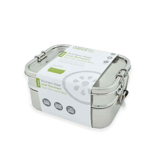 Leak Resistant Two Tier Lunchbox