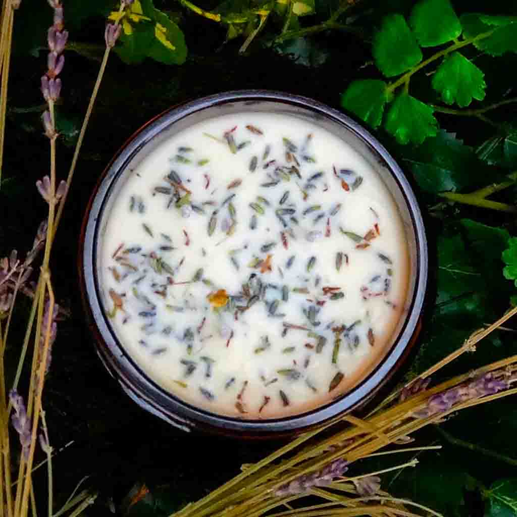 Green Lavender Soy Wax Candle