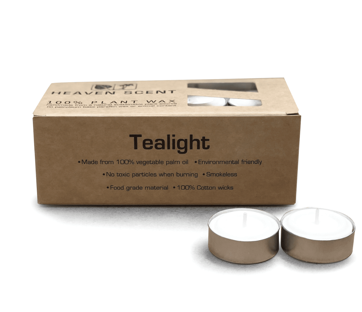 Unscented Tea Lights - 24 Pack