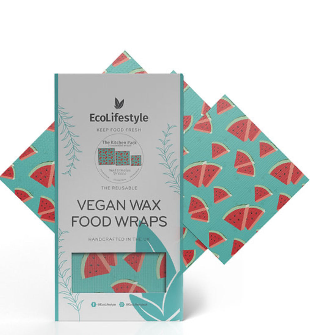 Vegan Wax Food Wraps Kitchen Pack - EcoLifestyle